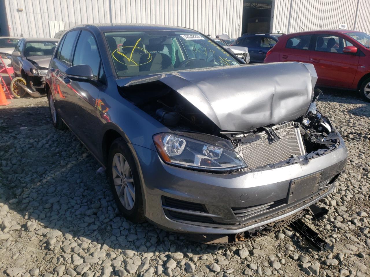 VOLKSWAGEN GOLF S 2017 with VIN 3VW217AU9HM072546 - Photo from auction