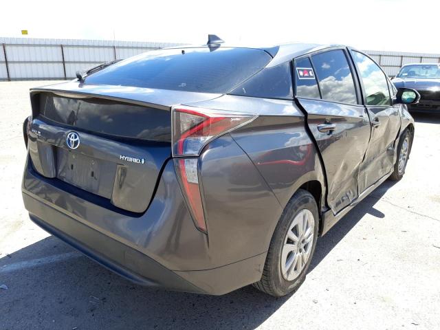 Photo 4 from auction – 2016 TOYOTA PRIUS with VIN JTDKBRFU4G3011769