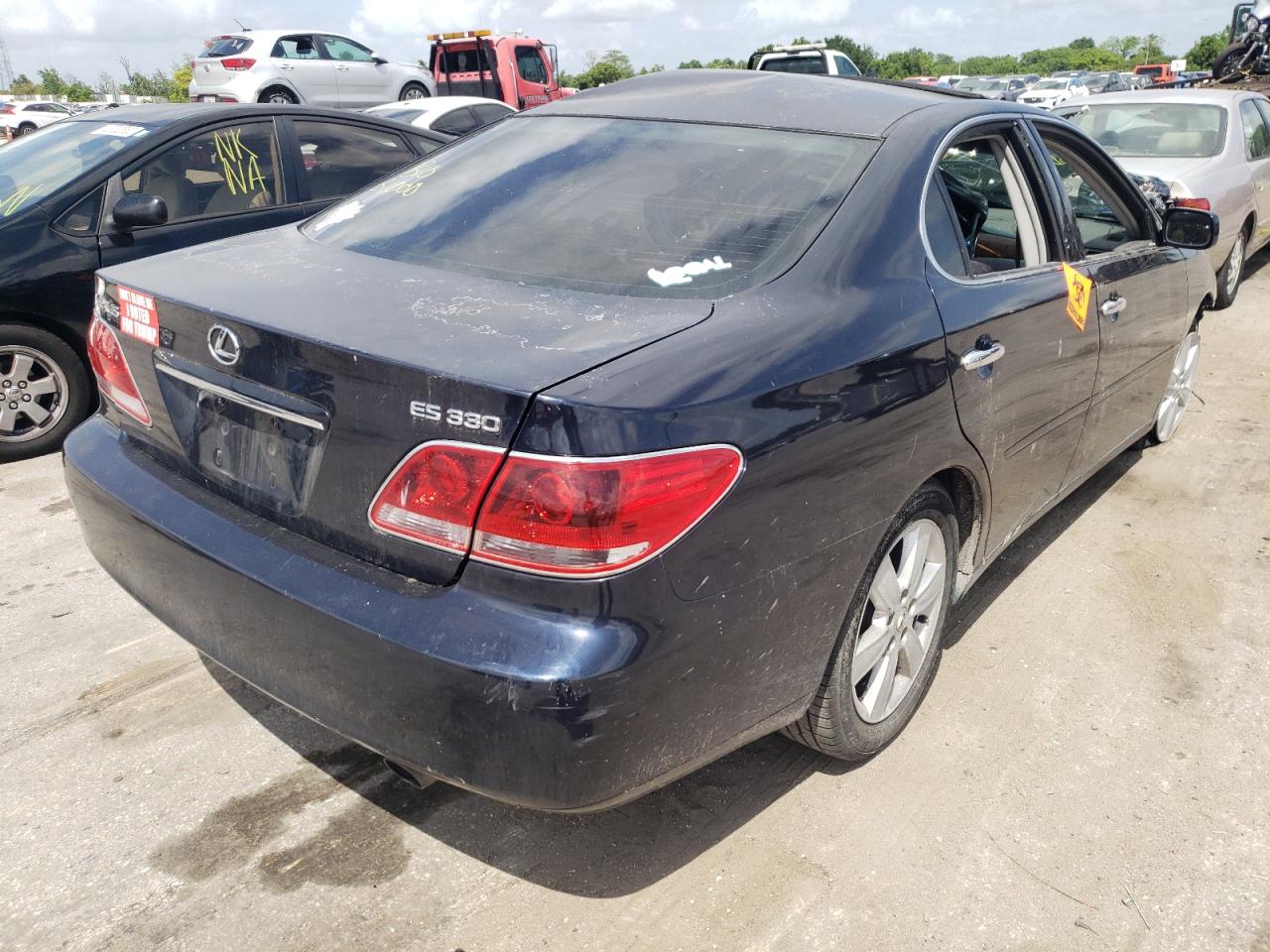 Photo 4 from auction – 2005 LEXUS ES 330 with VIN JTHBA30G255110075