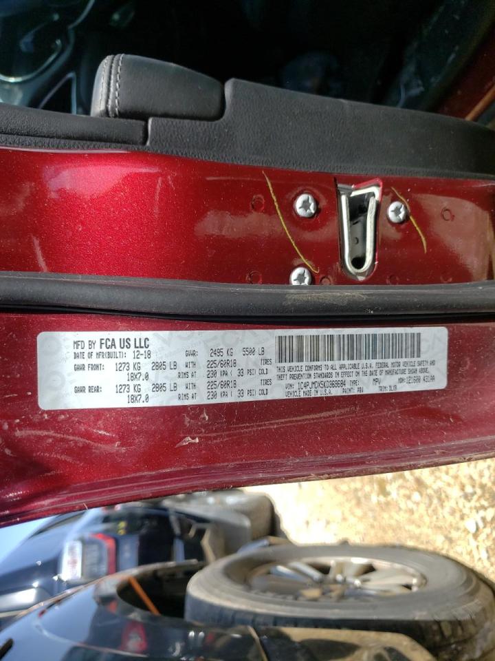 Photo 10 from auction – 2019 JEEP CHEROKEE L with VIN 1C4PJMDX5KD369684