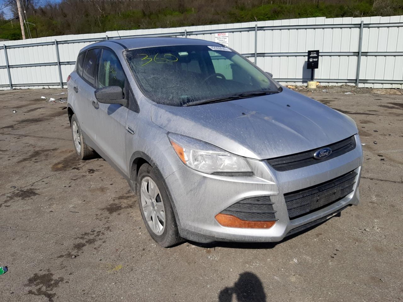 FORD ESCAPE S 2015 with VIN 1FMCU0F75FUB17849 - Photo from auction