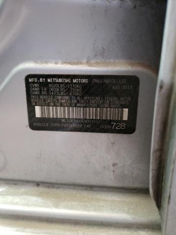 Photo 10 from auction – 2014 MITSUBISHI MIRAGE DE with VIN ML32A3HJ0EH003352