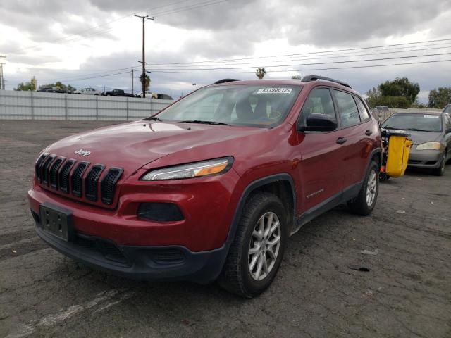 Photo 2 from auction – 2016 JEEP CHEROKEE S with VIN 1C4PJMAB5GW148347