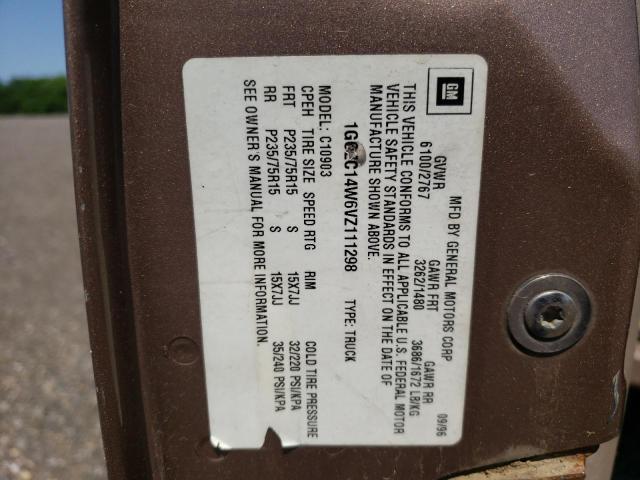 Photo 10 from auction – 1997 CHEVROLET 1500 with VIN 1GCEC14W6VZ111298