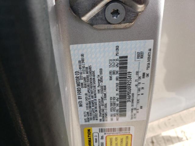 Photo 10 from auction – 2015 FORD FUSION TIT with VIN 3FA6P0SU0FR253419