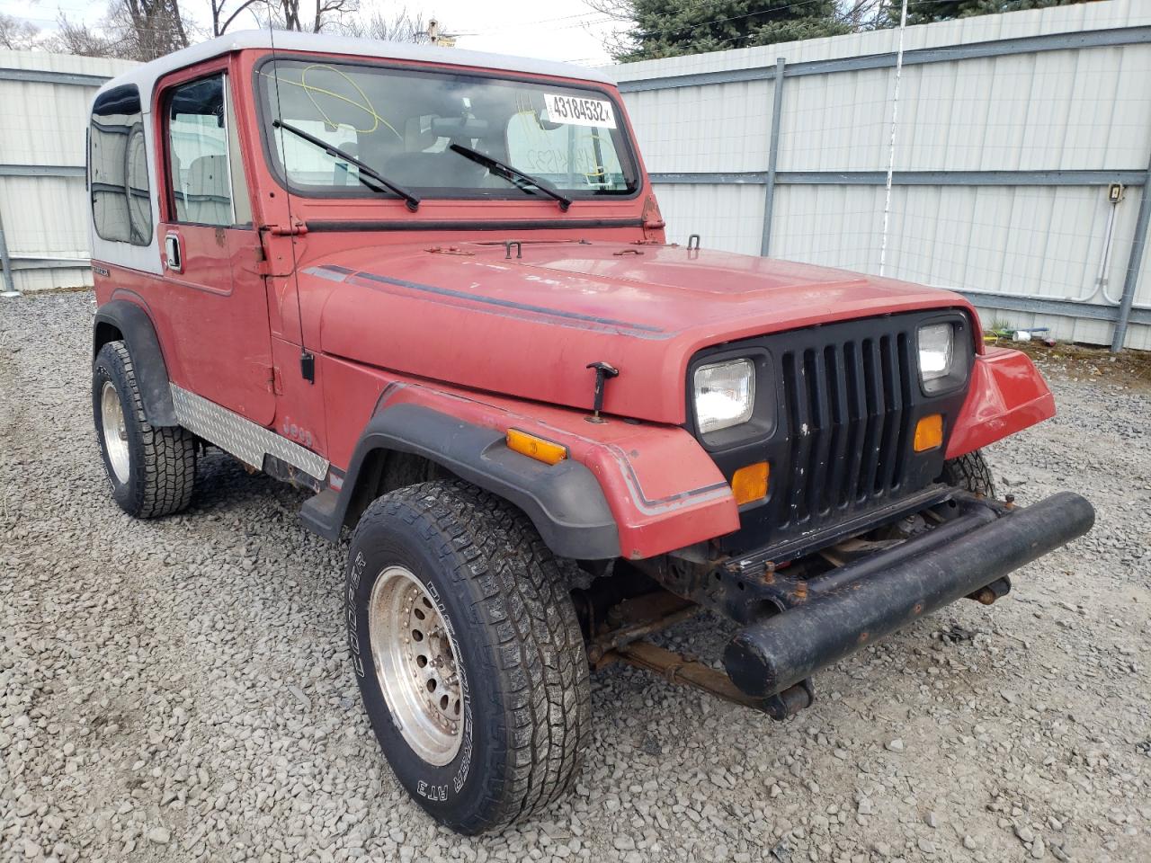 JEEP WRANGLER L 1988 with VIN 2BCCV8148JB526358 - Photo from auction