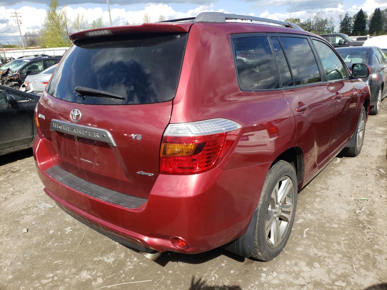 Photo 4 from auction – 2008 TOYOTA HIGHLANDER with VIN JTEES43A982044165