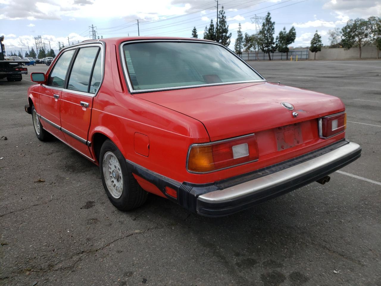 Photo 3 from auction – 1986 BMW 735 I AUTO with VIN WBAFH8400G0978369