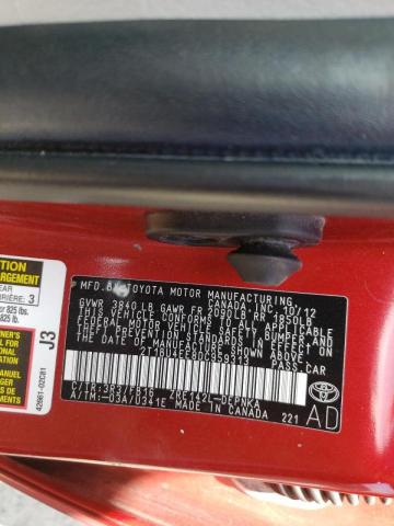 Photo 10 from auction – 2013 TOYOTA COROLLA BA with VIN 2T1BU4EE8DC959313
