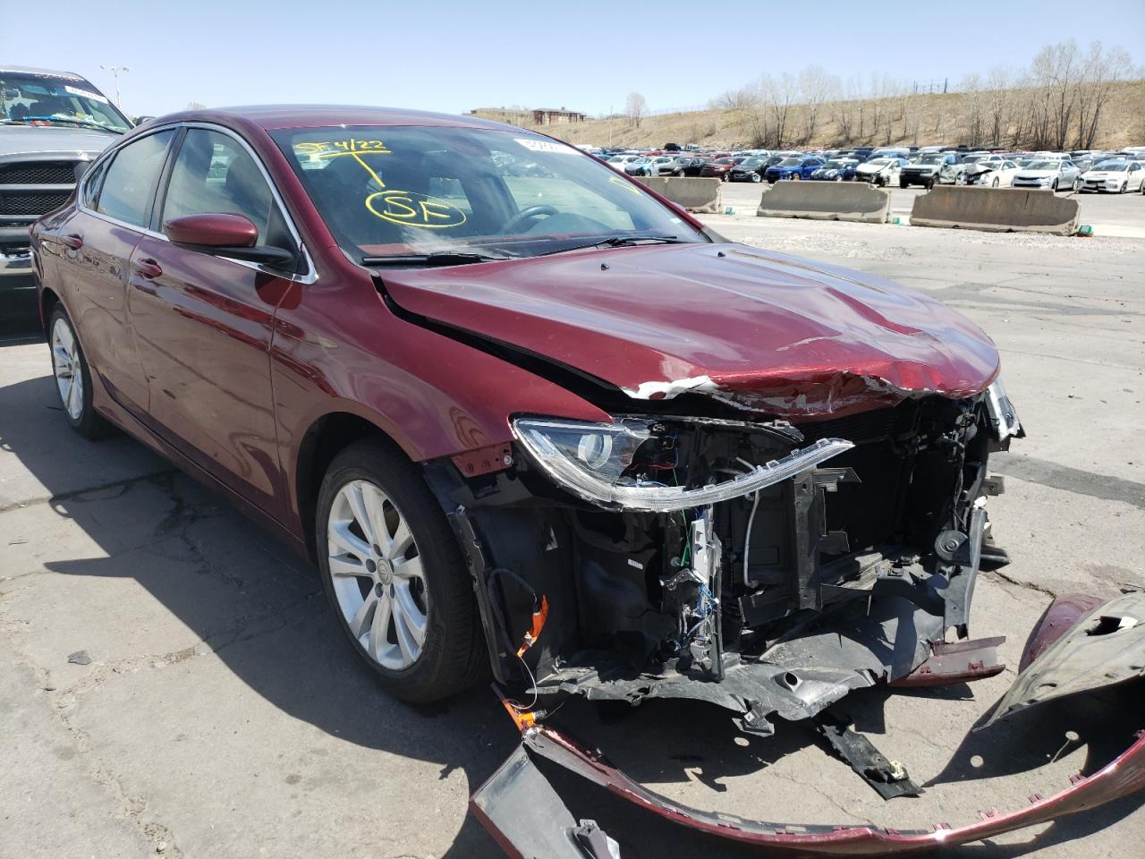 CHRYSLER 200 LIMITE 2015 with VIN 1C3CCCAB5FN715779 - Photo from auction