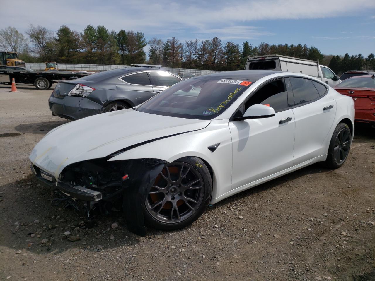Photo 2 from auction – 2021 TESLA MODEL S with VIN 5YJSA1E51MF456015