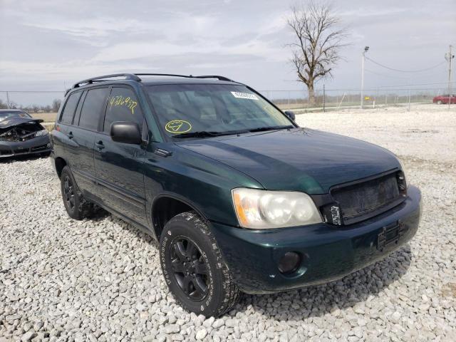 TOYOTA HIGHLANDER 2003 with VIN JTEHF21AX30122272 - Photo from auction