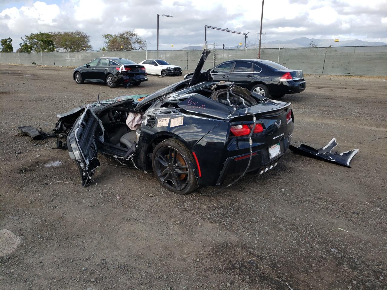 Photo 3 from auction – 2016 CHEVROLET CORVETTE S with VIN 1G1YK2D71G5121688