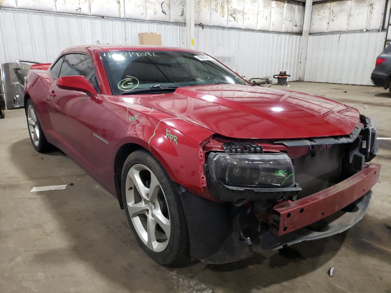 CHEVROLET CAMARO LT 2015 with VIN 2G1FF1E36F9243336 - Photo from auction