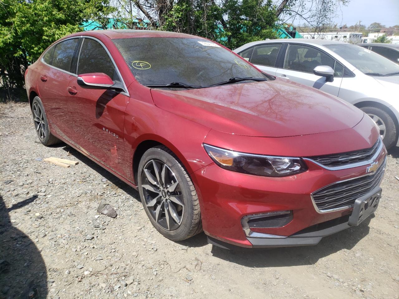 CHEVROLET MALIBU LT 2017 with VIN 1G1ZE5ST0HF274247 - Photo from auction