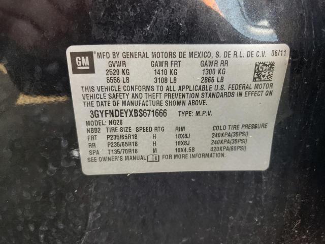 Photo 10 from auction – 2011 CADILLAC SRX LUXURY with VIN 3GYFNDEYXBS671666