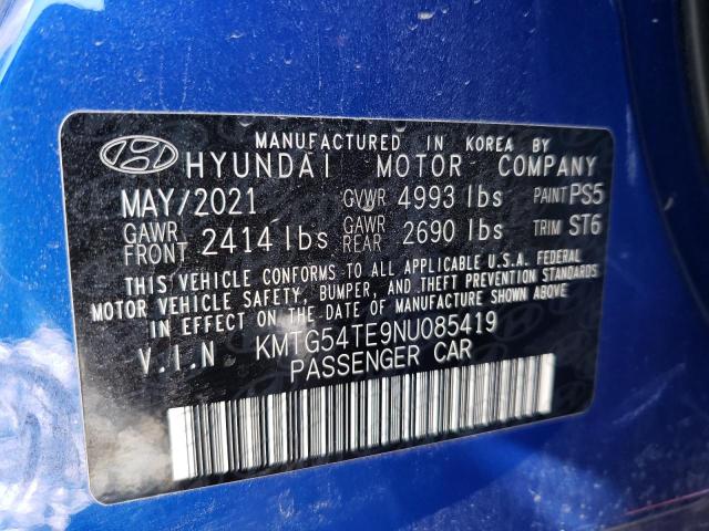 Photo 10 from auction – 2022 GENESIS G70 BASE with VIN KMTG54TE9NU085419