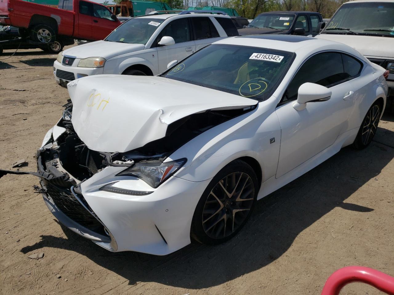 Photo 2 from auction – 2015 LEXUS RC 350 with VIN JTHHE5BC0F5002690