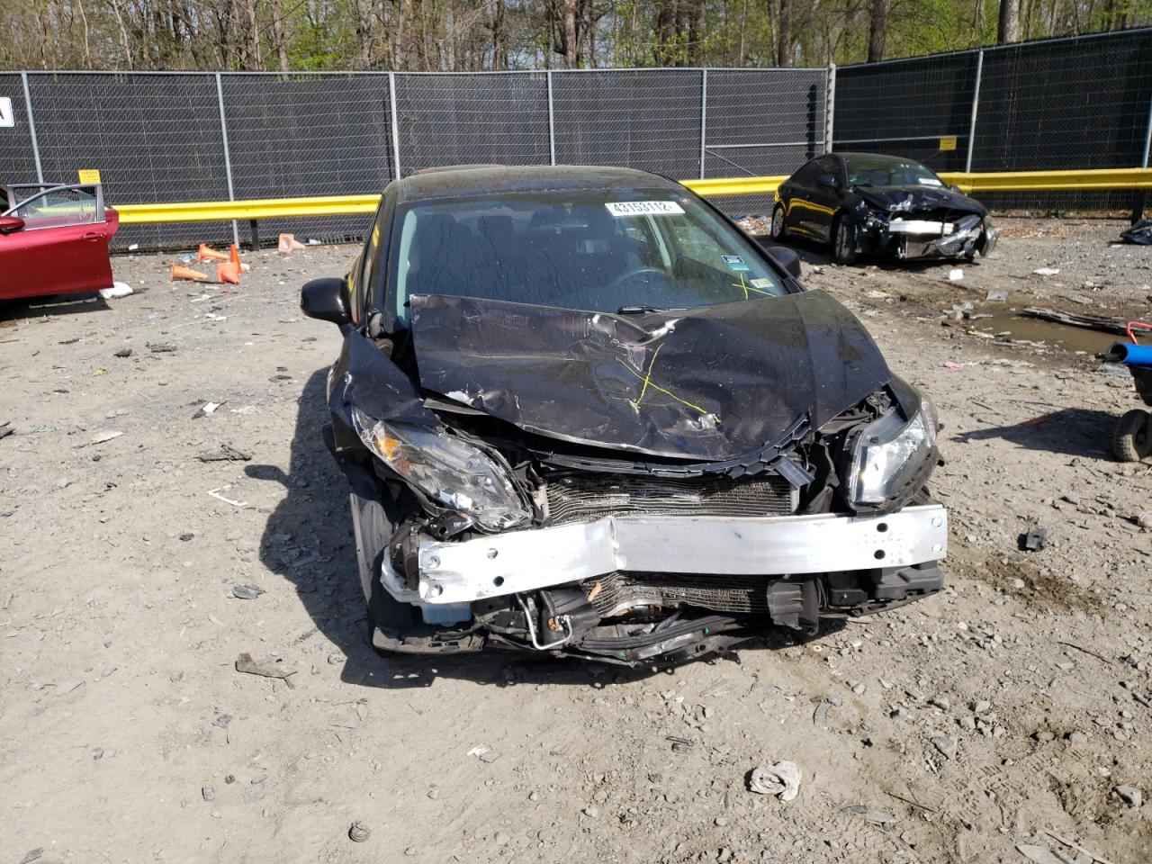 Photo 9 from auction – 2013 HONDA CIVIC LX with VIN 19XFB2F50DE071361