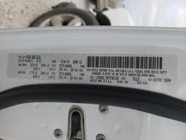 Photo 10 from auction – 2015 RAM 1500 SLT with VIN 1C6RR6LT9FS785192