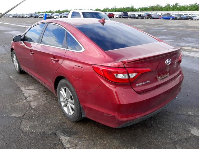 Photo 3 from auction – 2015 HYUNDAI SONATA SE with VIN 5NPE24AF2FH257828