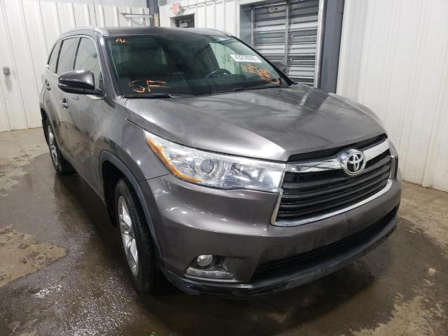TOYOTA HIGHLANDER 2015 with VIN 5TDDKRFHXFS136865 - Photo from auction