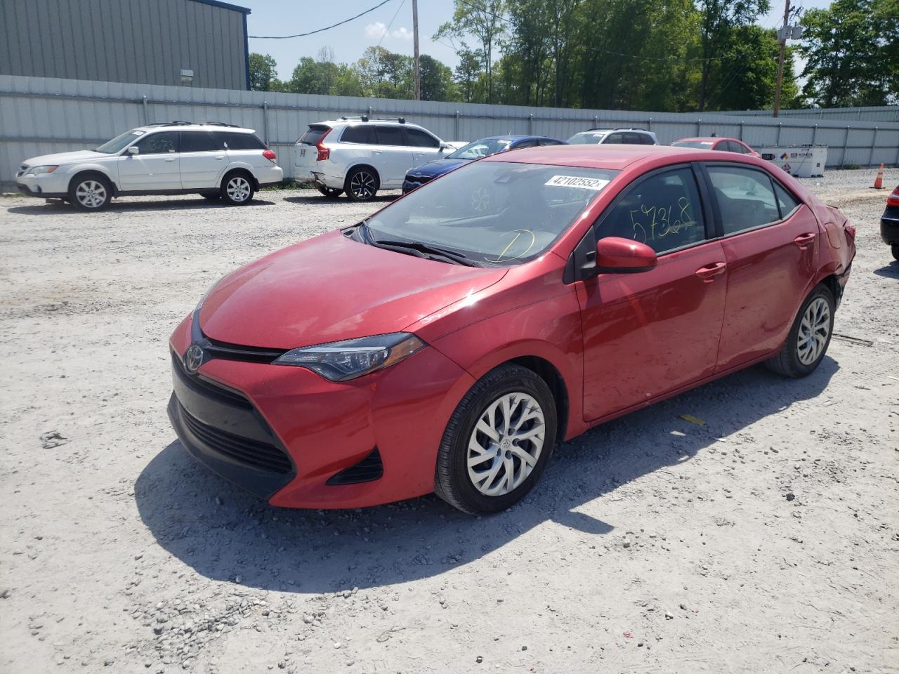 Photo 2 from auction – 2018 TOYOTA COROLLA L with VIN 2T1BURHE4JC023175