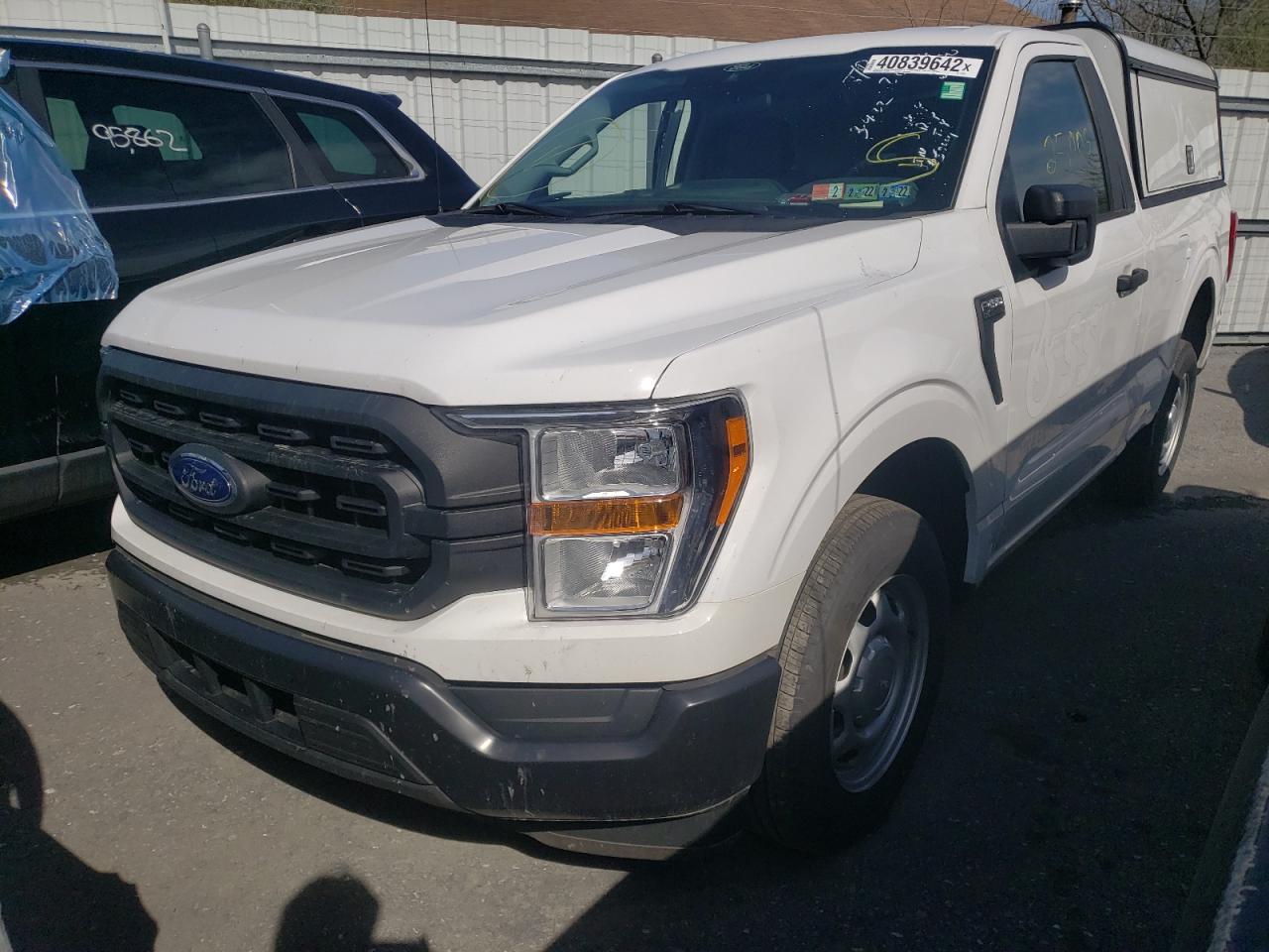 Photo 2 from auction – 2021 FORD F150 with VIN 1FTMF1CP8MKD58018