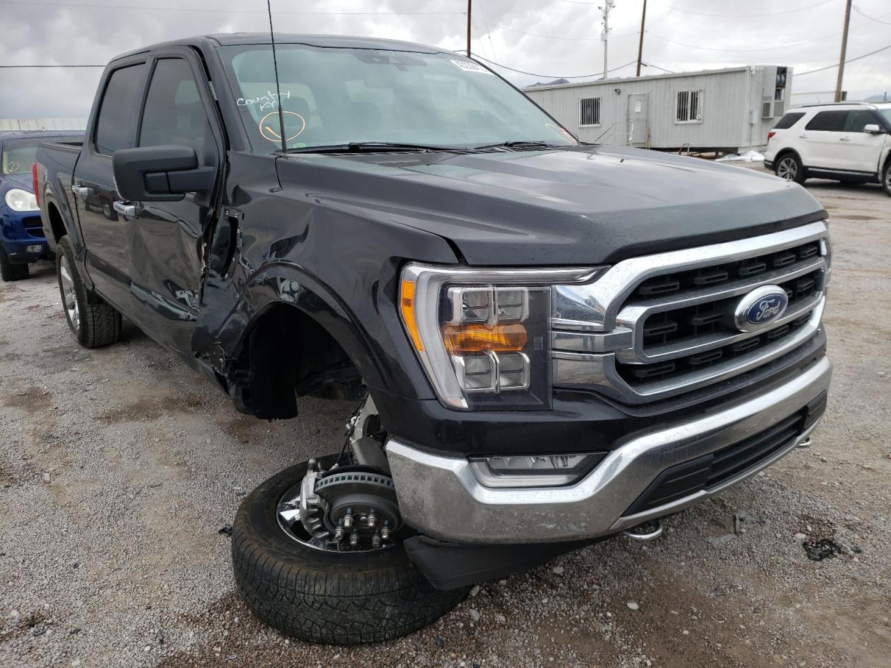 FORD F150 SUPER 2021 with VIN 1FTFW1E58MFC81020 - Photo from auction