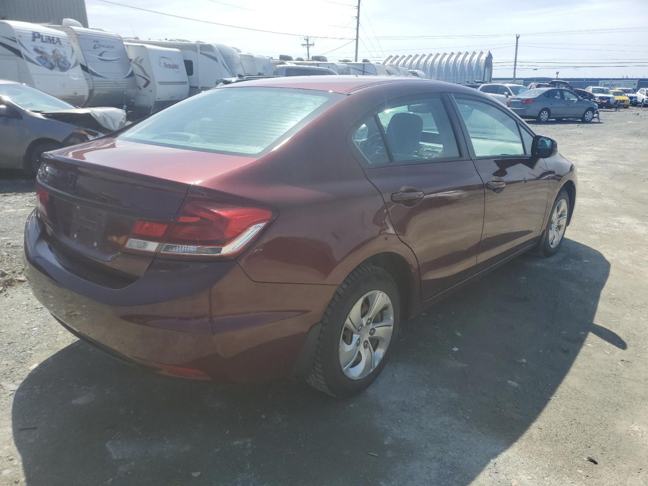 Photo 4 from auction – 2013 HONDA CIVIC LX with VIN 2HGFB2E41DH022426