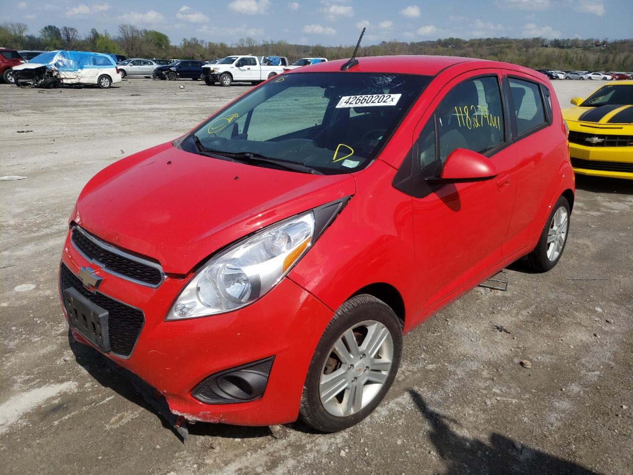 Photo 2 from auction – 2014 CHEVROLET SPARK LS with VIN KL8CB6S91EC474740
