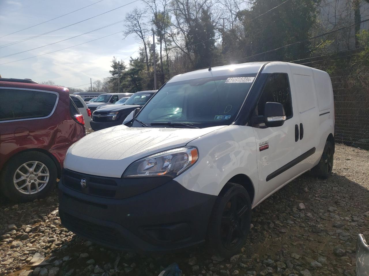 Photo 2 from auction – 2017 RAM PROMASTER with VIN ZFBERFAB8H6F20556
