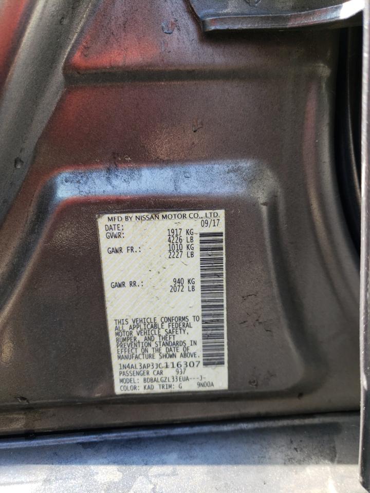Photo 10 from auction – 2018 NISSAN ALTIMA 2.5 with VIN 1N4AL3AP3JC116307
