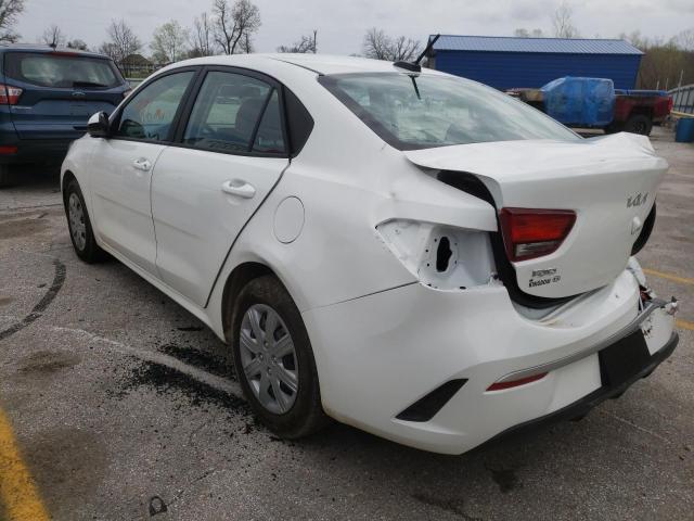 Photo 3 from auction – 2022 KIA RIO with VIN 3KPA24AD9NE463910