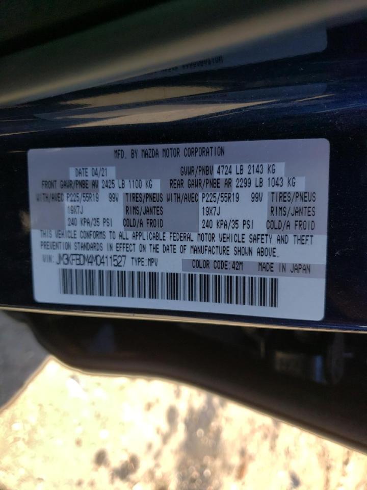 Photo 10 from auction – 2021 MAZDA CX-5 GRAND with VIN JM3KFBDM4M0411527