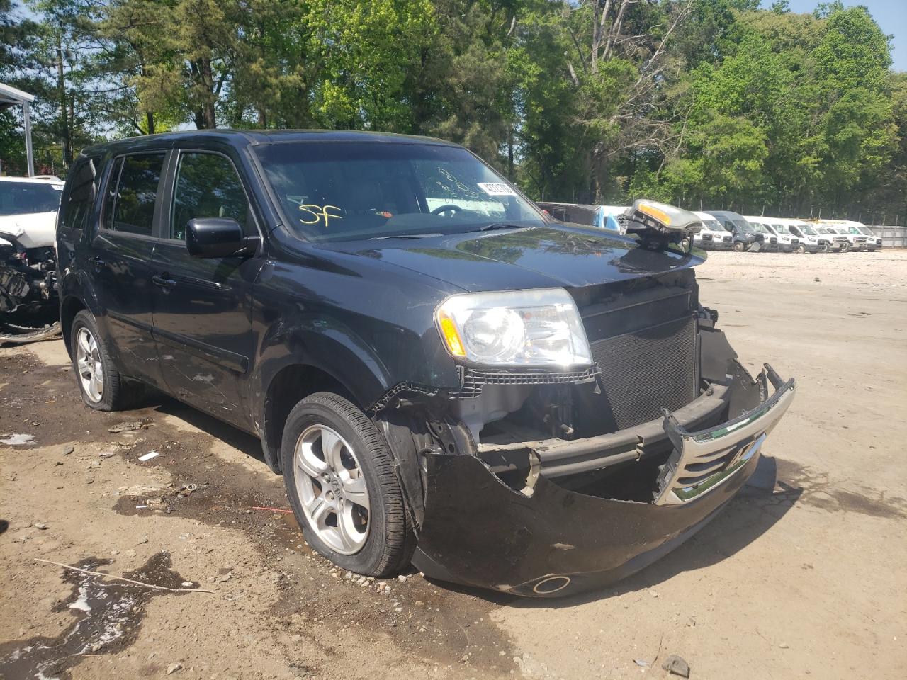 HONDA PILOT EXL 2012 with VIN 5FNYF3H56CB026000 - Photo from auction