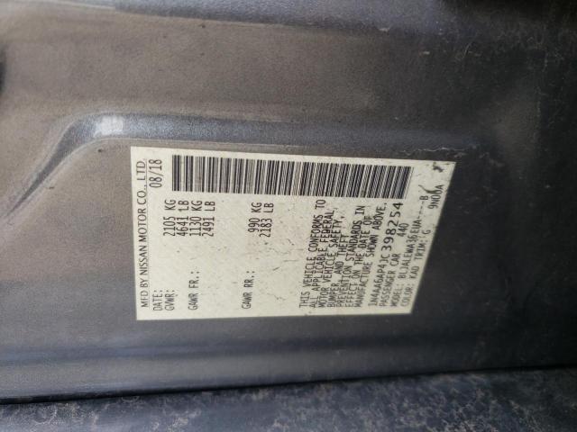 Photo 10 from auction – 2018 NISSAN MAXIMA 3.5 with VIN 1N4AA6AP4JC398254
