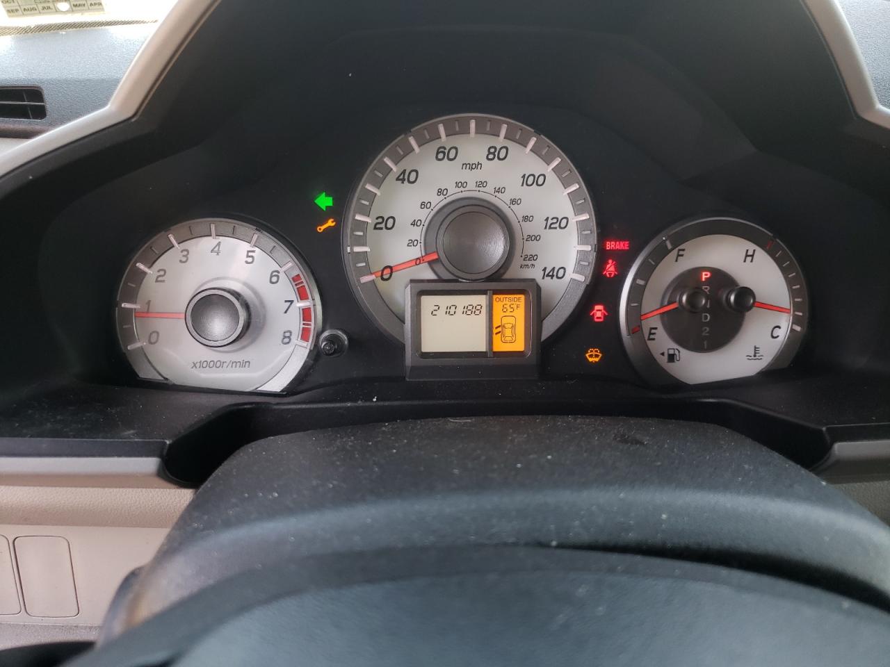 Photo 8 from auction – 2012 HONDA PILOT EXL with VIN 5FNYF4H54CB085228