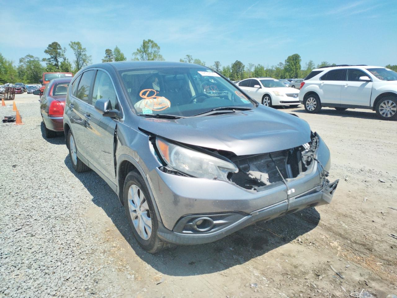 HONDA CR-V EX 2013 with VIN 3CZRM3H54DG700919 - Photo from auction