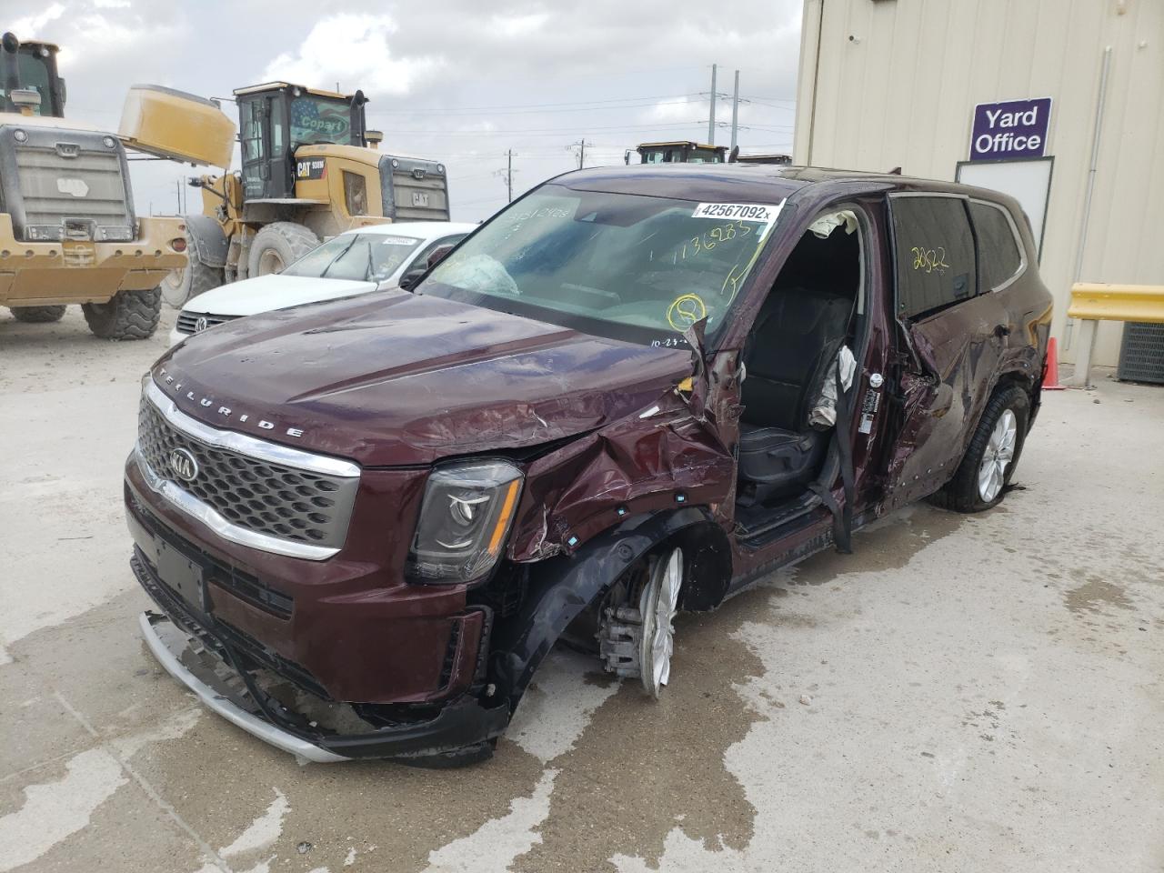 Photo 2 from auction – 2021 KIA TELLURIDE with VIN 5XYP2DHC5MG136283