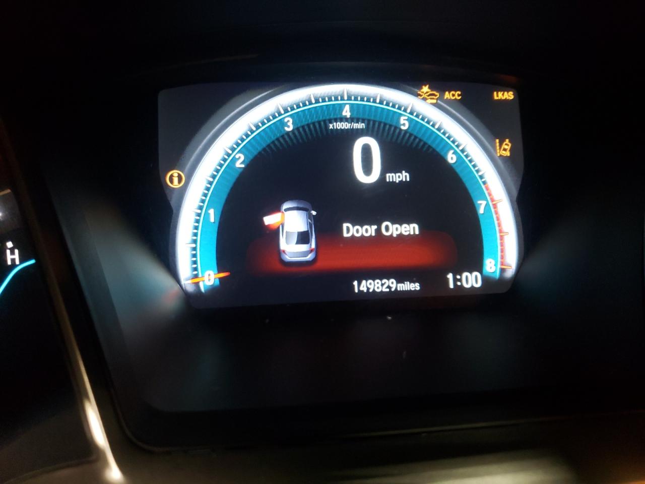 Photo 8 from auction – 2017 HONDA CIVIC EX with VIN 19XFC2F81HE079482