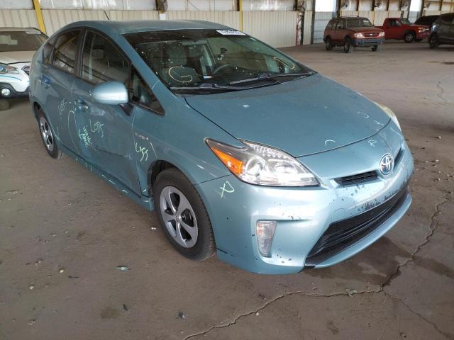 TOYOTA PRIUS 2013 with VIN JTDKN3DU9D1637736 - Photo from auction