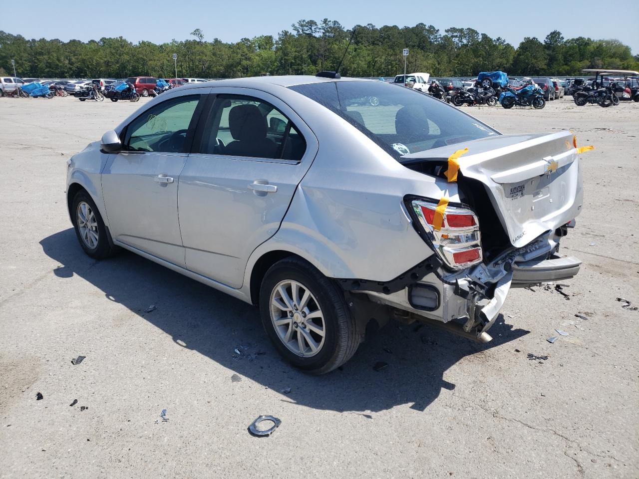 Photo 3 from auction – 2019 CHEVROLET SONIC LT with VIN 1G1JD5SB8K4119455