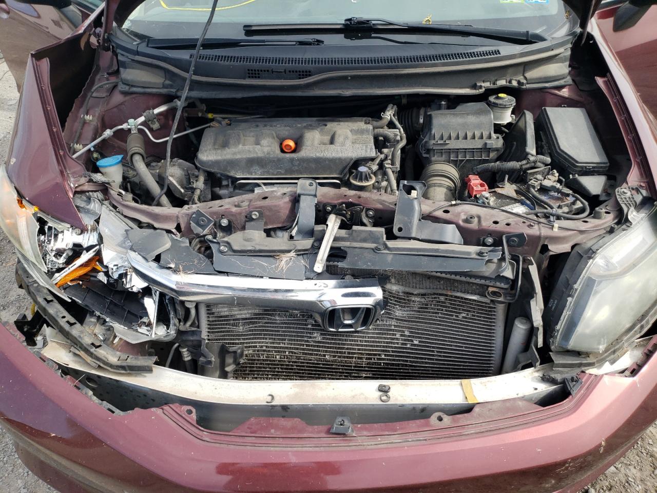 Photo 7 from auction – 2012 HONDA CIVIC LX with VIN 19XFB2F57CE386799