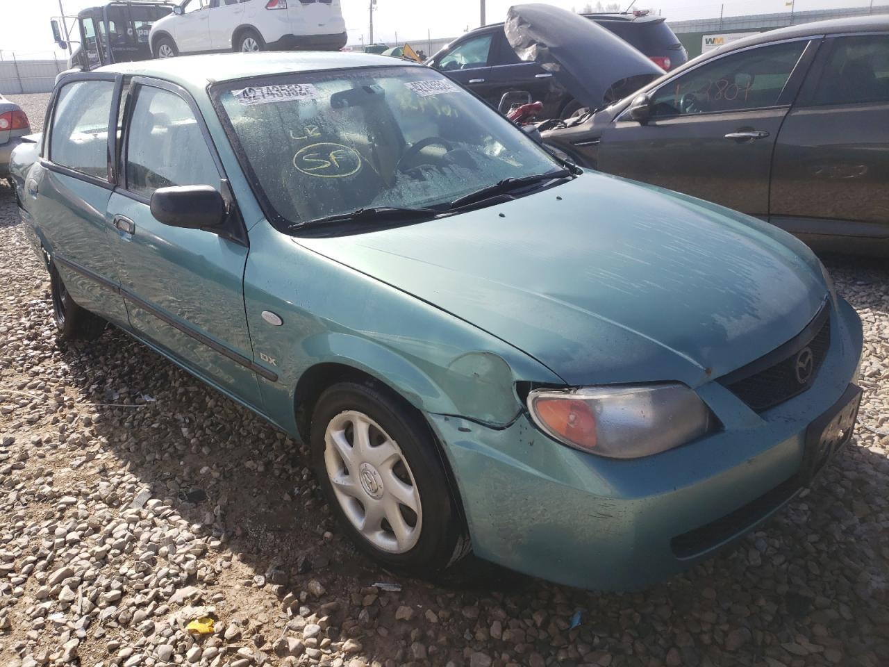 MAZDA PROTEGE DX 2002 with VIN JM1BJ225021606535 - Photo from auction