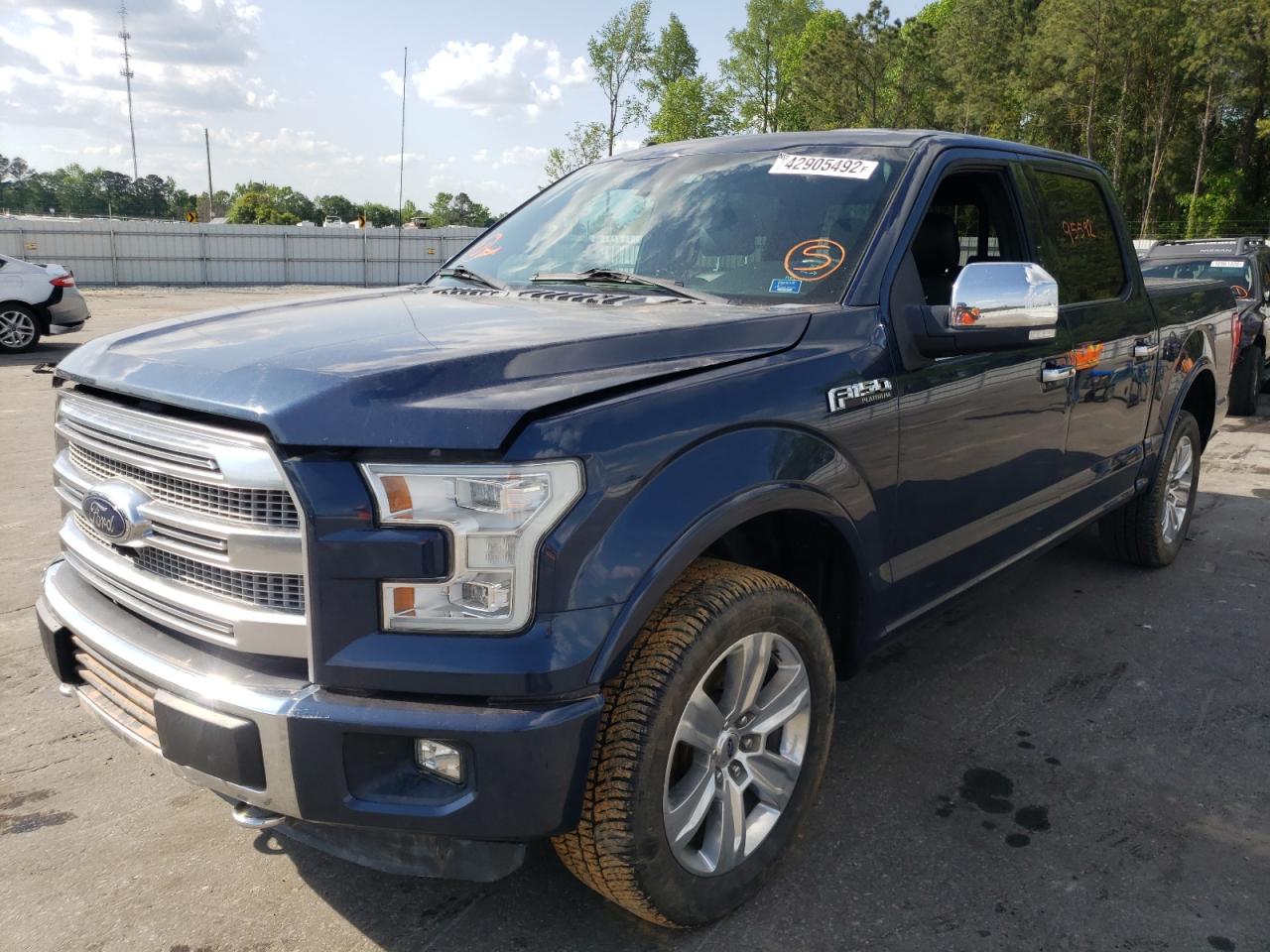 Photo 2 from auction – 2016 FORD F150 SUPER with VIN 1FTEW1EF0GFA75649