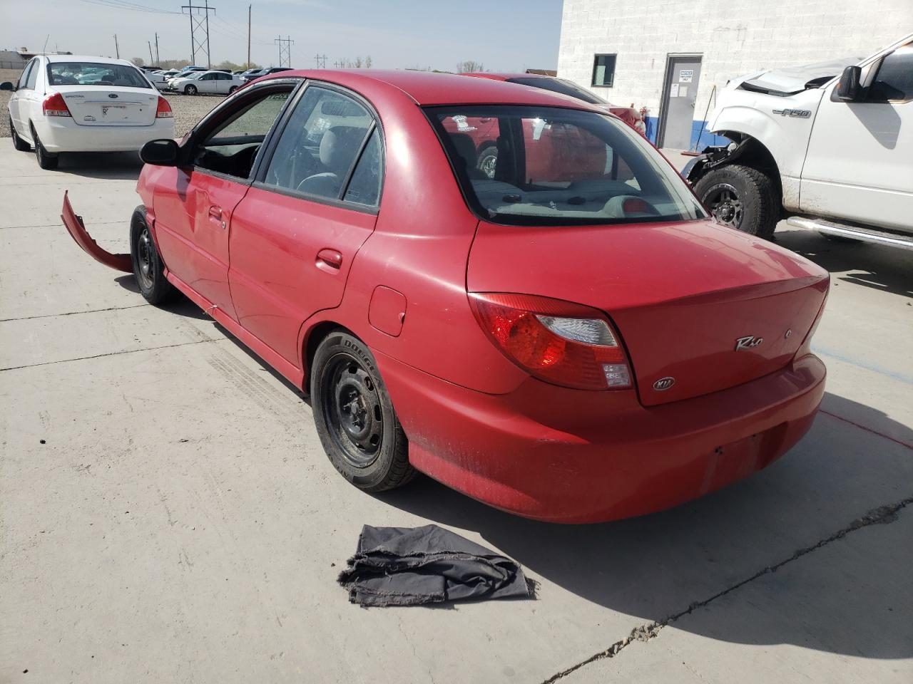 Photo 3 from auction – 2002 KIA RIO with VIN KNADC123226125116