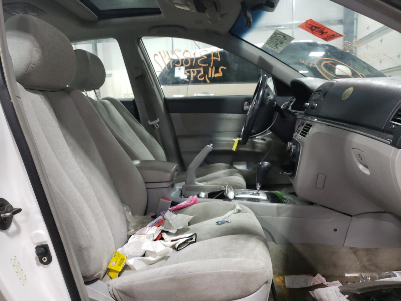 Photo 5 from auction – 2007 HYUNDAI SONATA SE with VIN 5NPEU46F97H284478