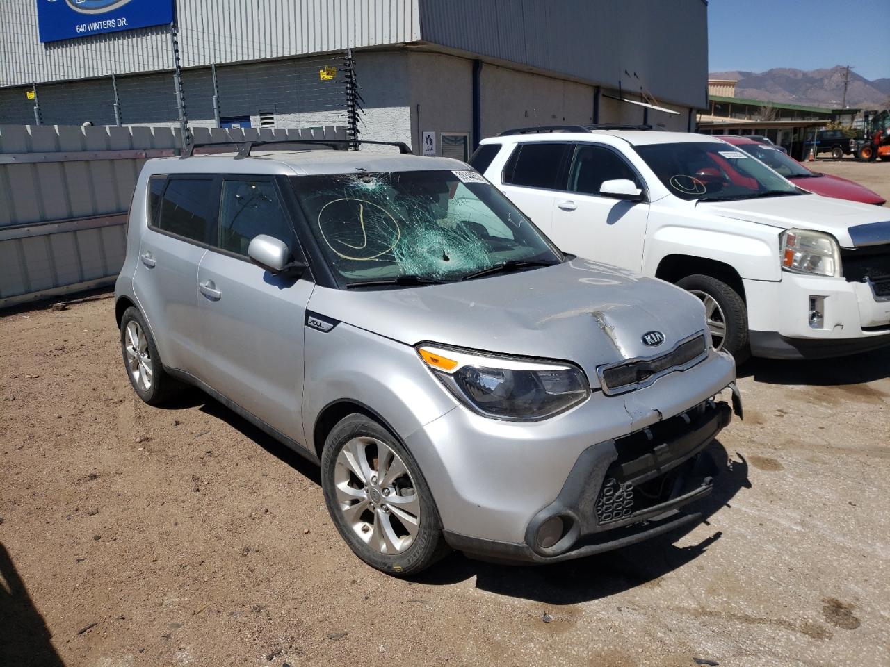 KIA SOUL 2015 with VIN KNDJN2A25F7779316 - Photo from auction