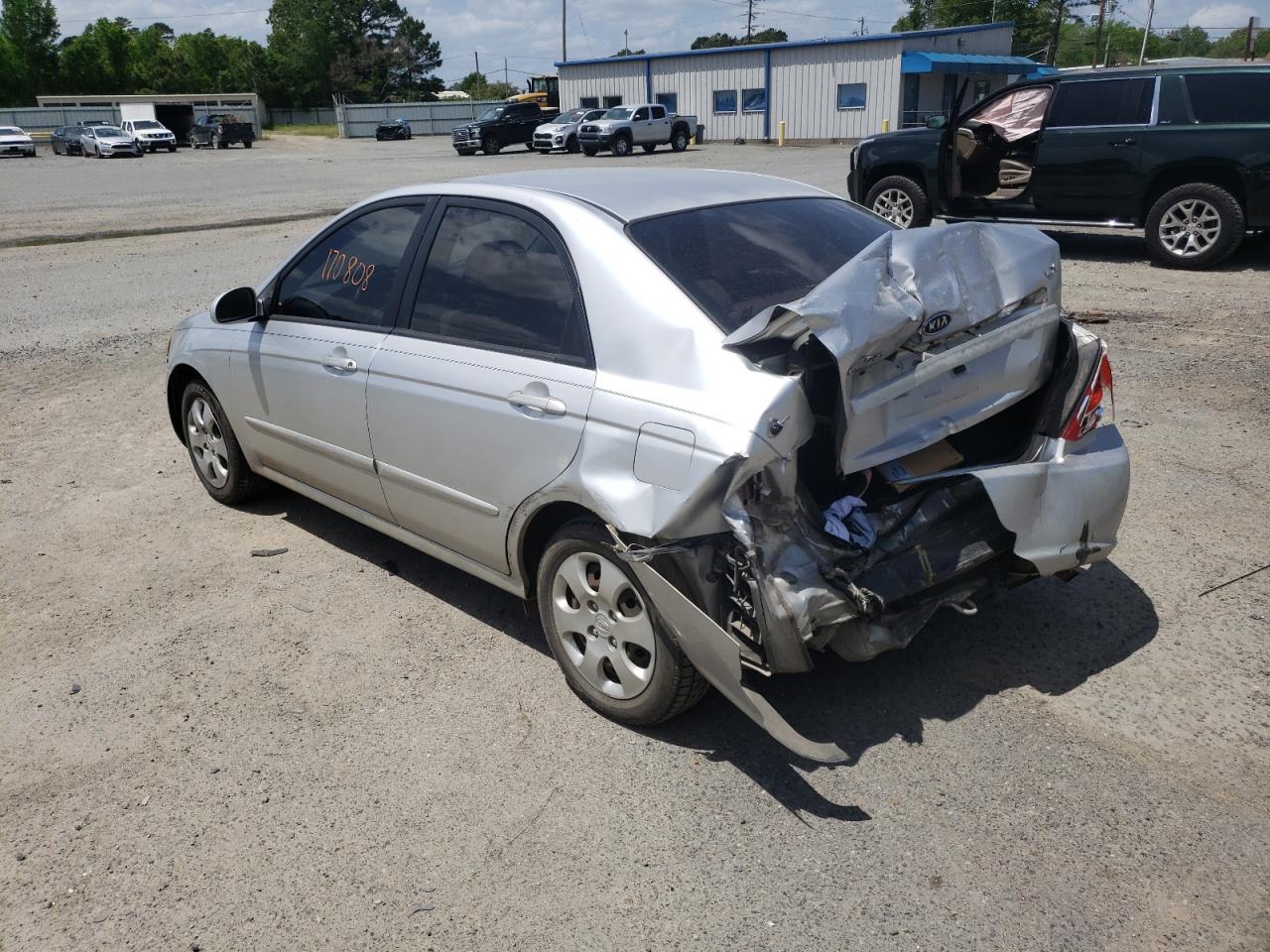 Photo 9 from auction – 2009 KIA SPECTRA EX with VIN KNAFE221495603429